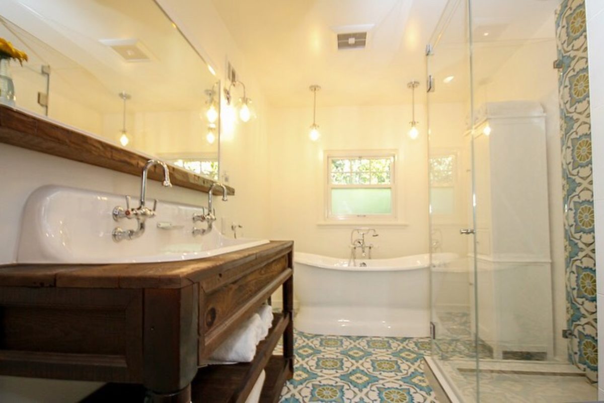 Southwestern Retro Master Bathroom Remodel in Van Nuys
