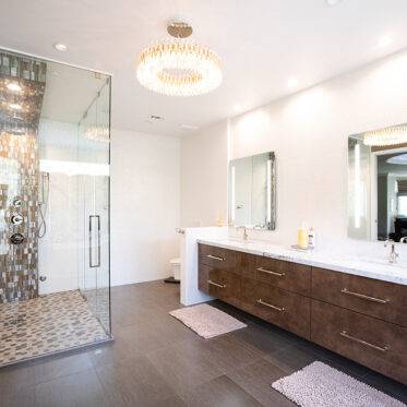 Master Bathroom Remodel with Free Standing Tub in Calabasas CA
