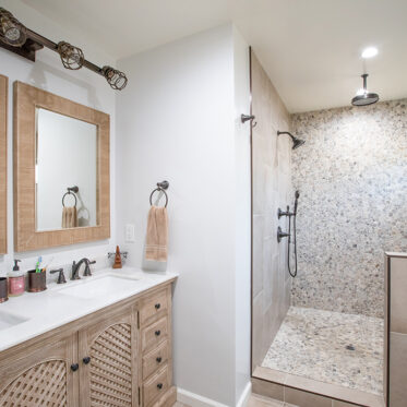 Bathroom Remodel with Mosaic Shower in Van Nuys CA