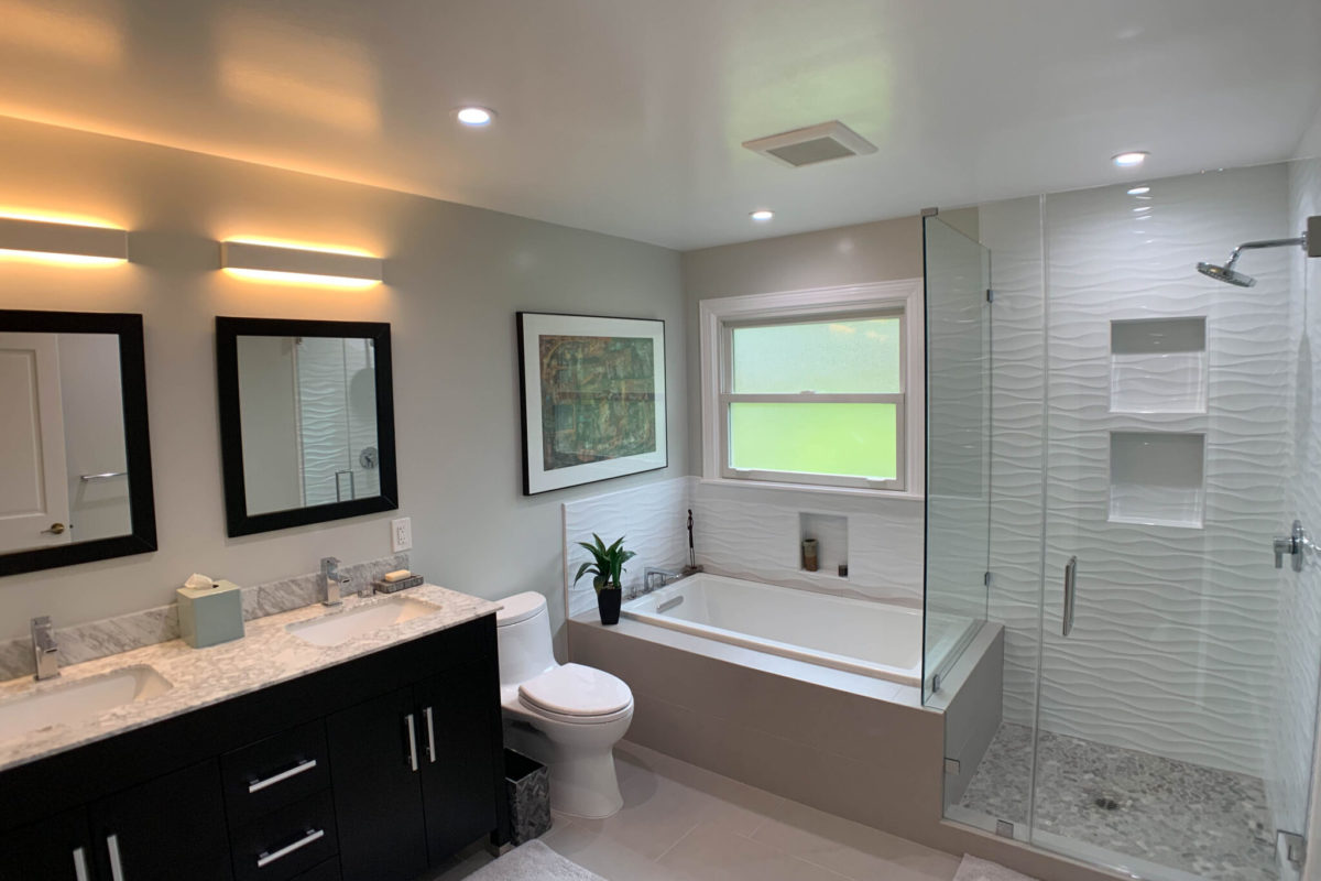Guest and Master Bathroom Remodels in Pacific Palisades CA