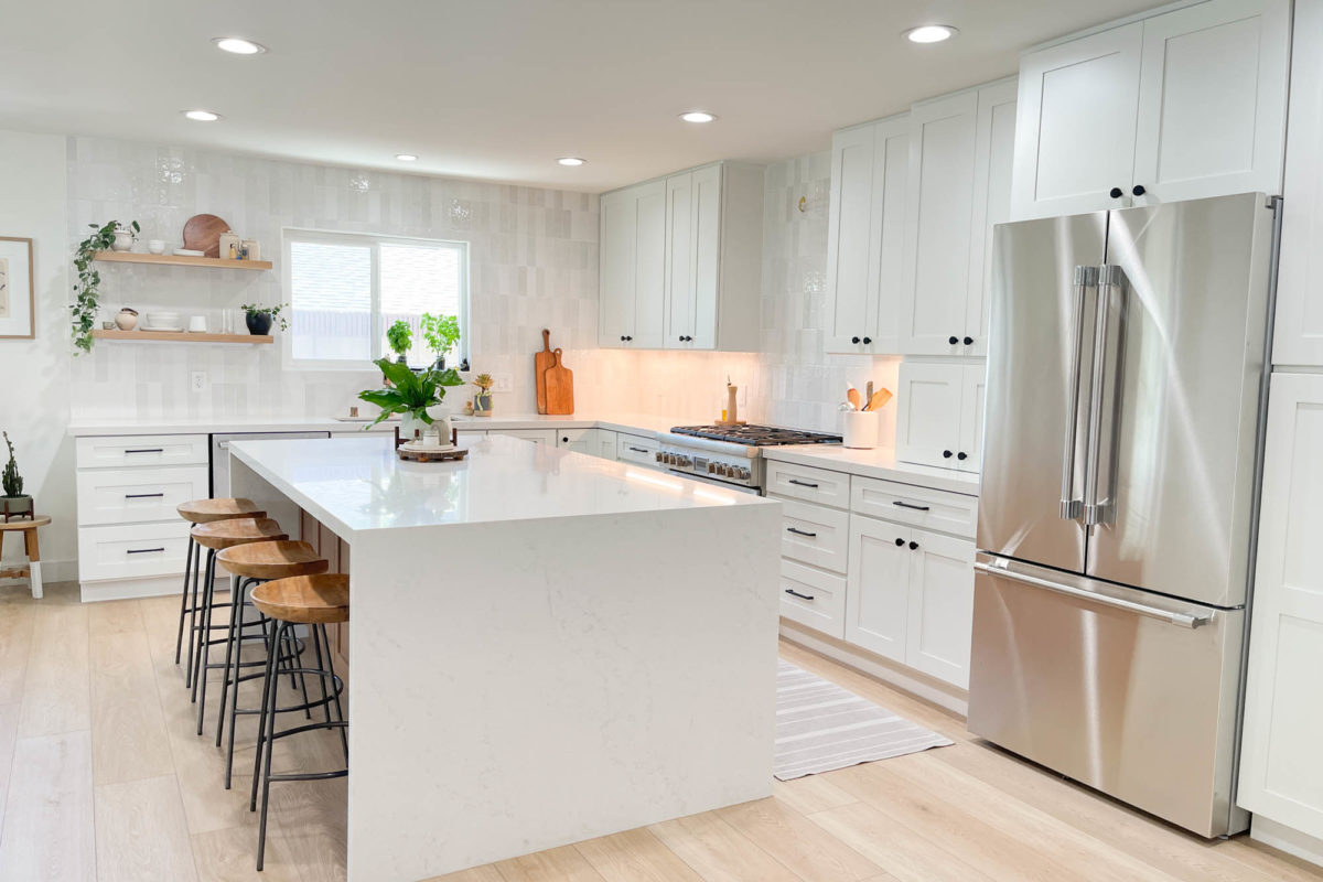 Contemporary Kitchen Remodel in West Covina
