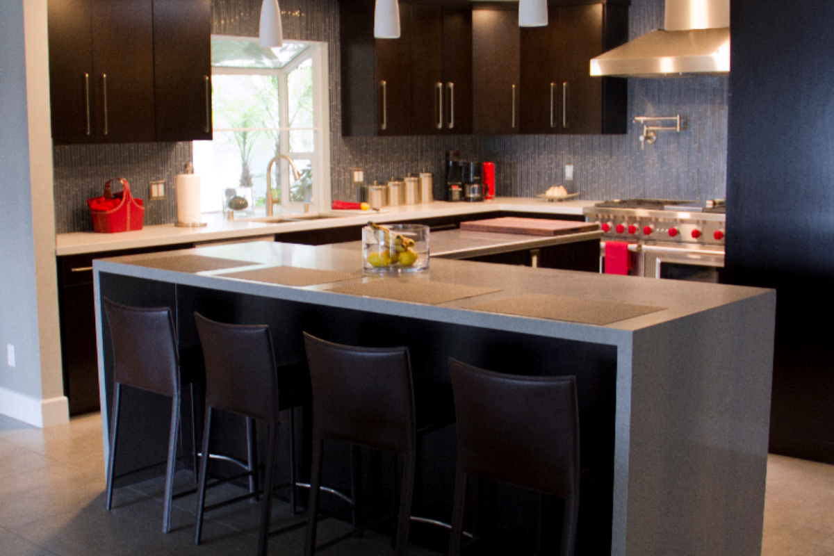 Kitchen Remodel with Espresso Modern in Woodland Hills CA